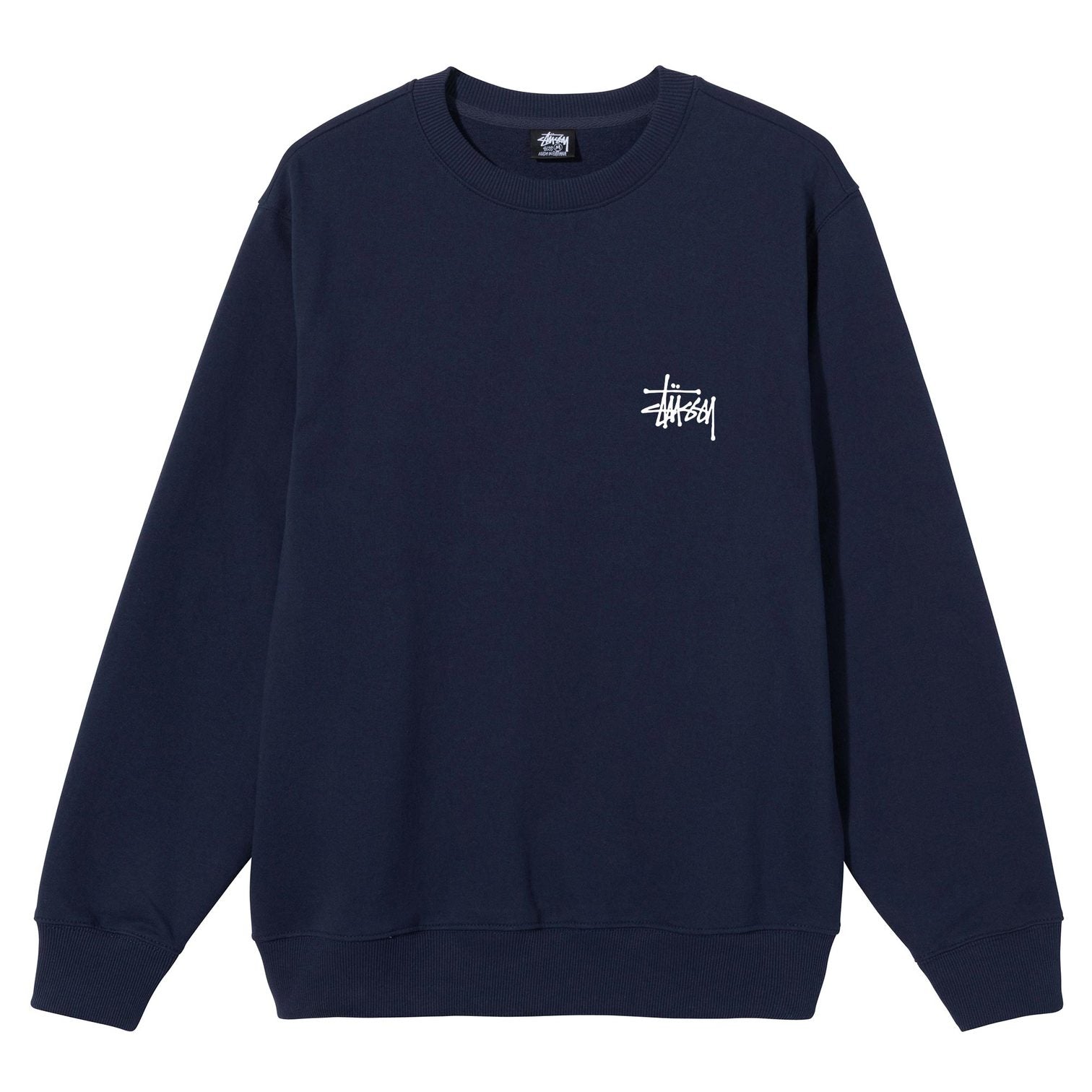 Basic Stussy Crew Navy – Neighborhood