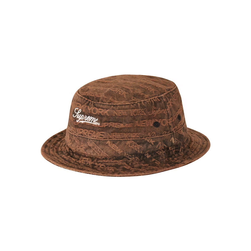 Supreme Embroidered Brim Crusher Brown - Neighborhood