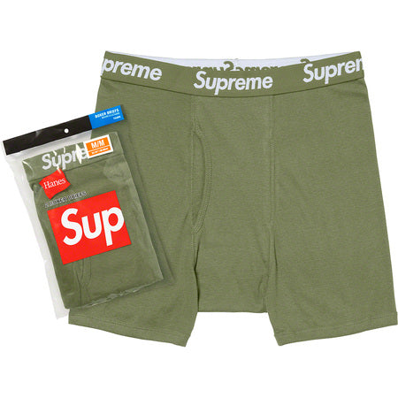 Supreme Hanes Bandana Boxer Briefs (2 Pack) Black - Neighborhood