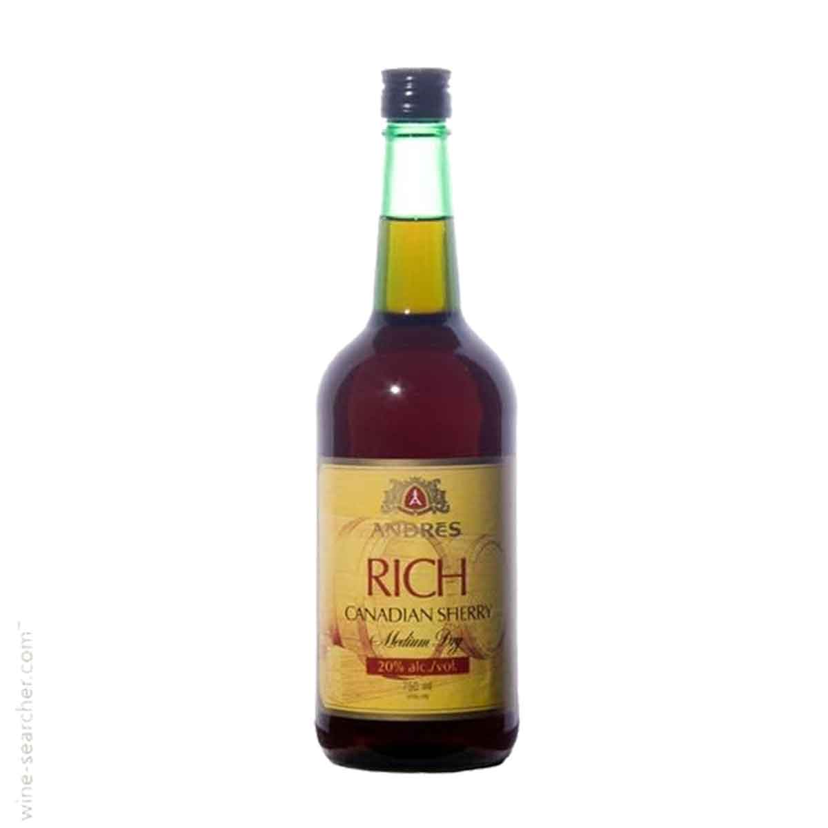 Andres Rich Canadian Medium Dry Sherry 2L