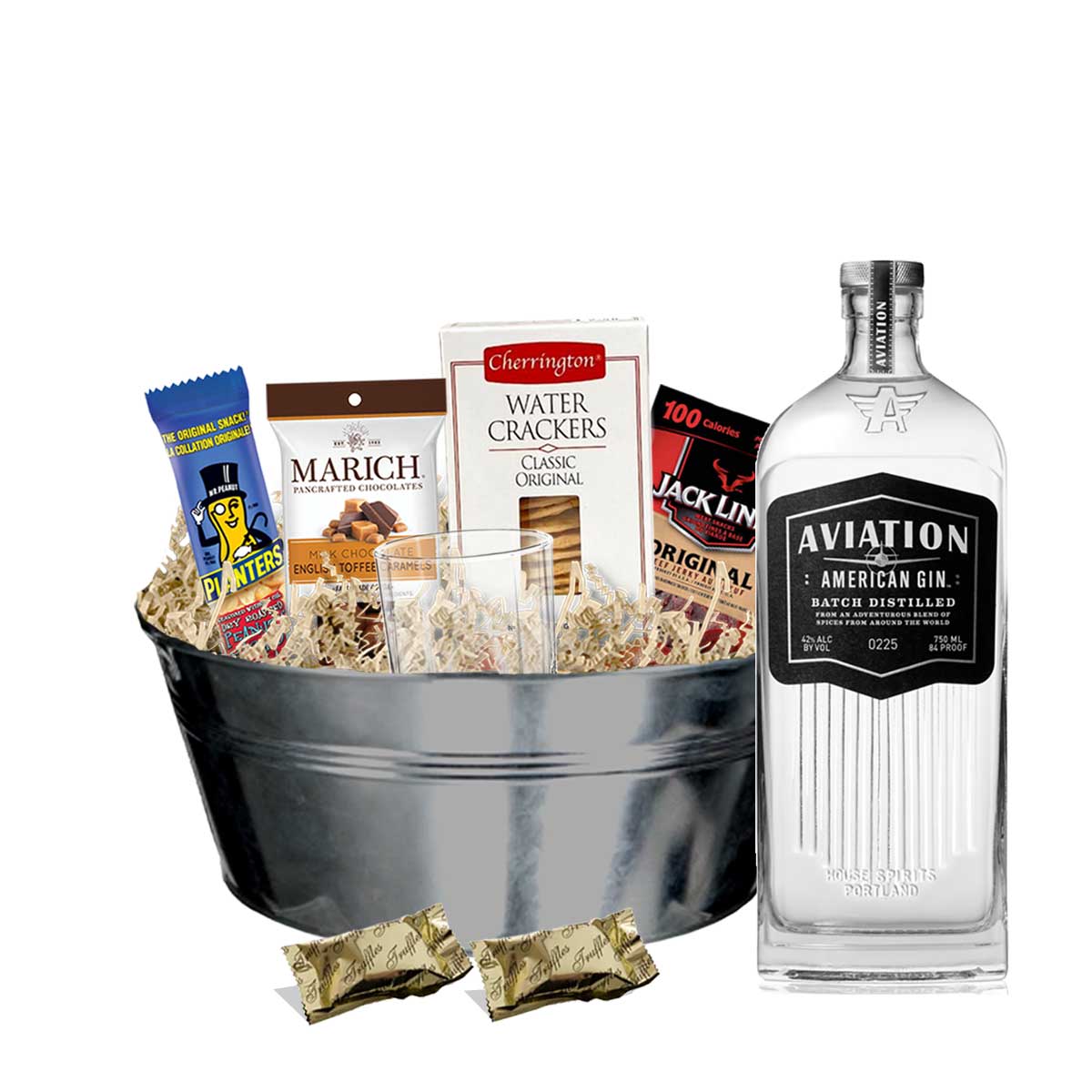 Aviation Gin 750ml Gift Basket