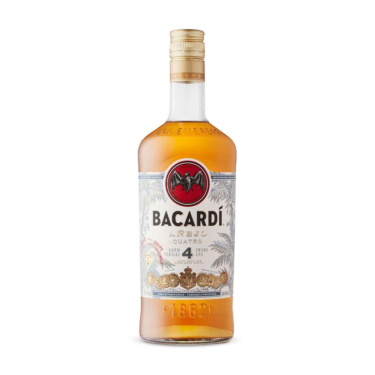 Bacardi Anejo 4 Year Old Rum 750ml