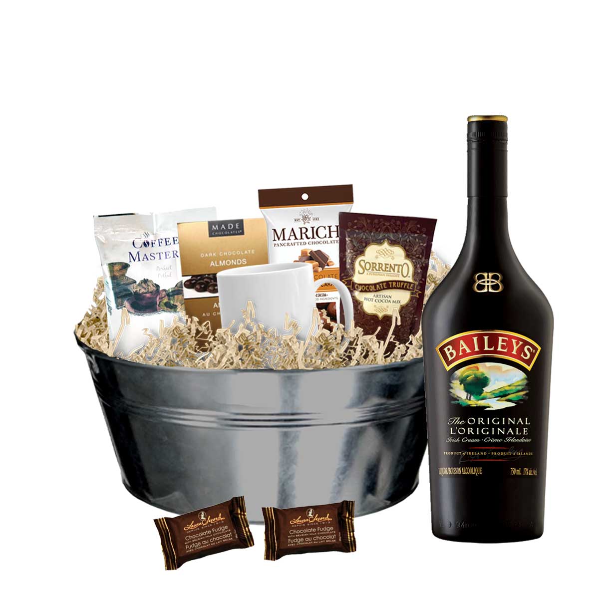 Baileys Irish Cream Liqueur 750ml Gift Basket