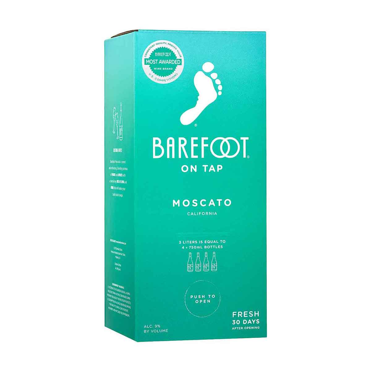 Barefoot Moscato 3L Box