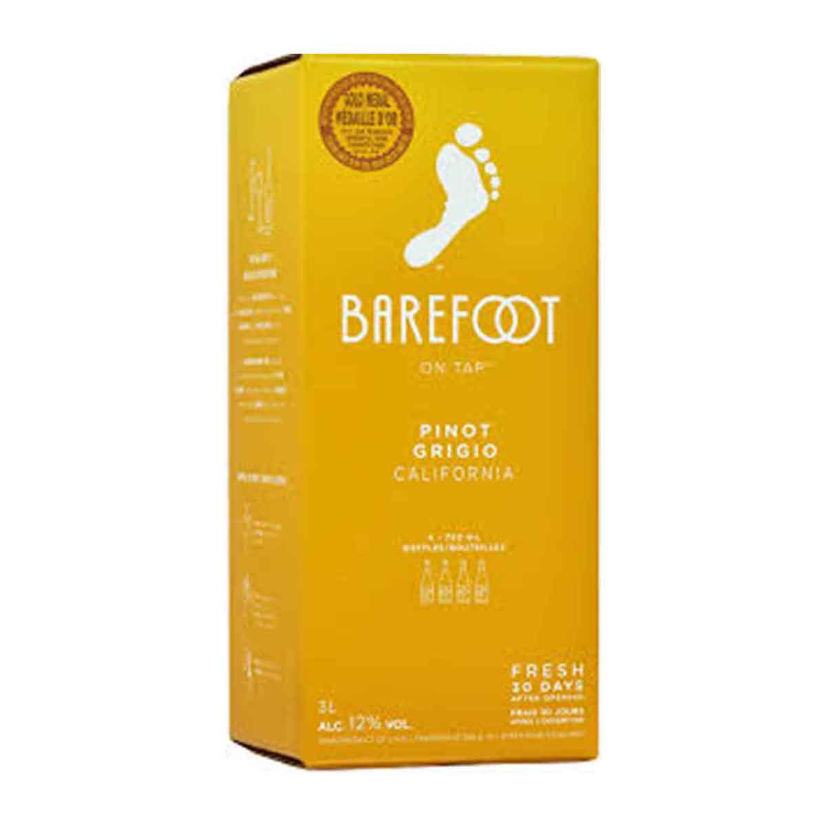 Barefoot Pinot Grigio 3L Box