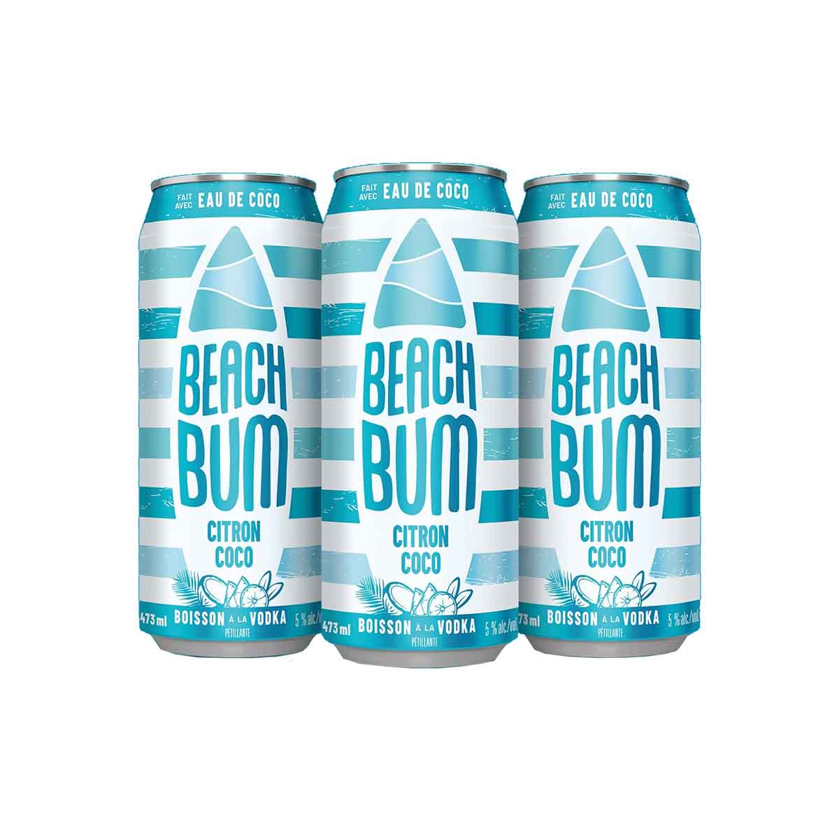 Beach Bum Lemon Coconut 6 Pack Cans