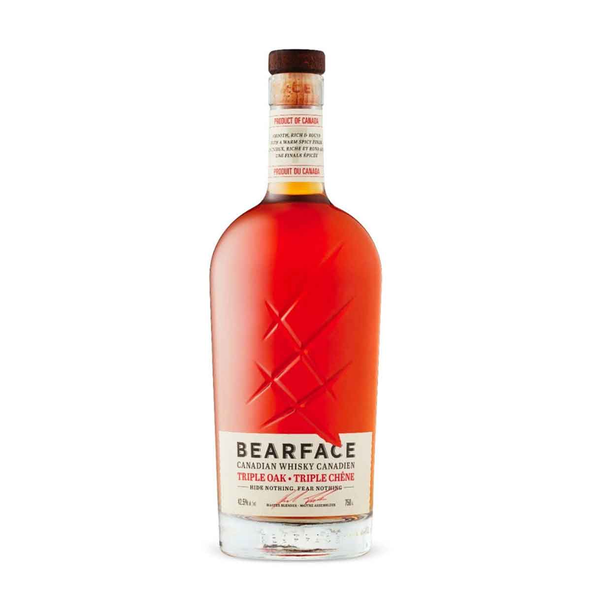 Bearface 7 Year Old Triple Oak Canadian Whisky 750ml