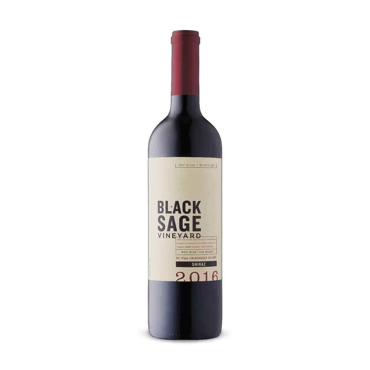 Black Sage Vineyard Shiraz 750ml