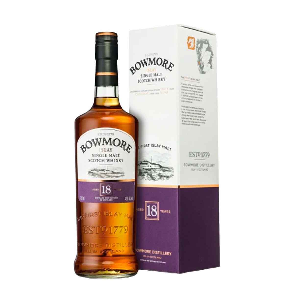 Bowmore 18 Year Islay Single Malt Scotch Whisky 750ml