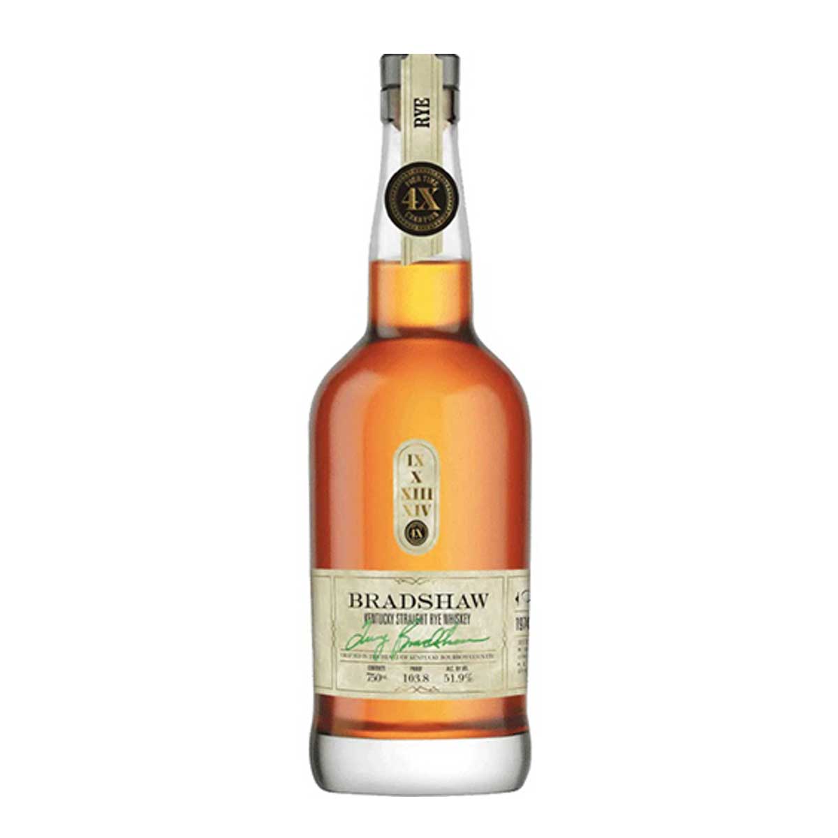 Bradshaw Kentucky Straight Rye Whiskey 750ml