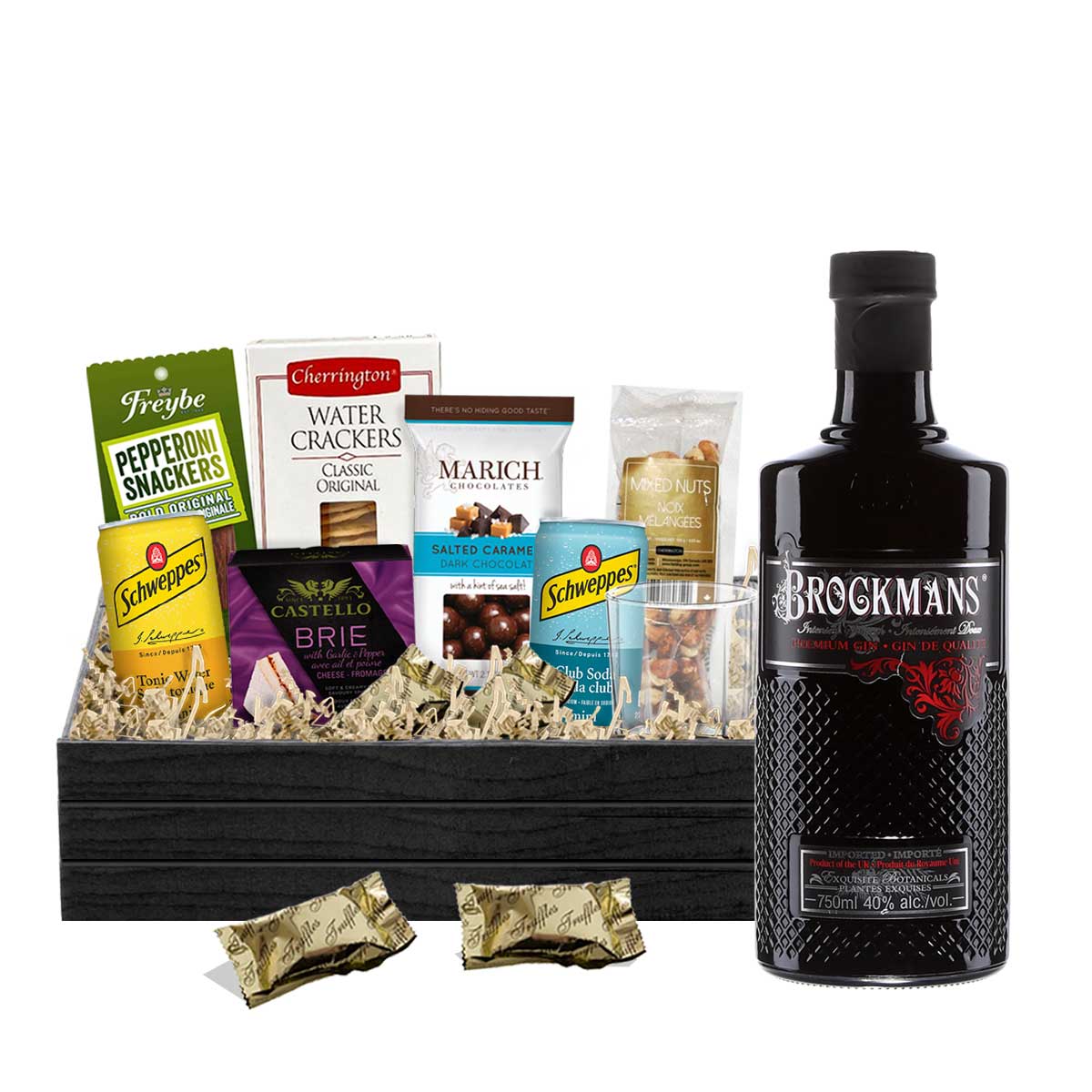 Brockmans Gin 750ml Gift Basket