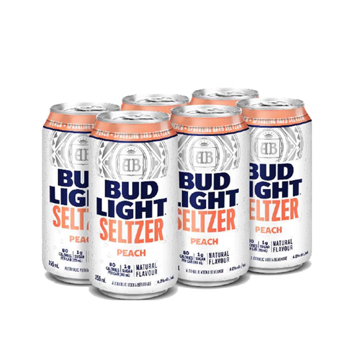 Bud Light Seltzer Peach 6 Pack Cans