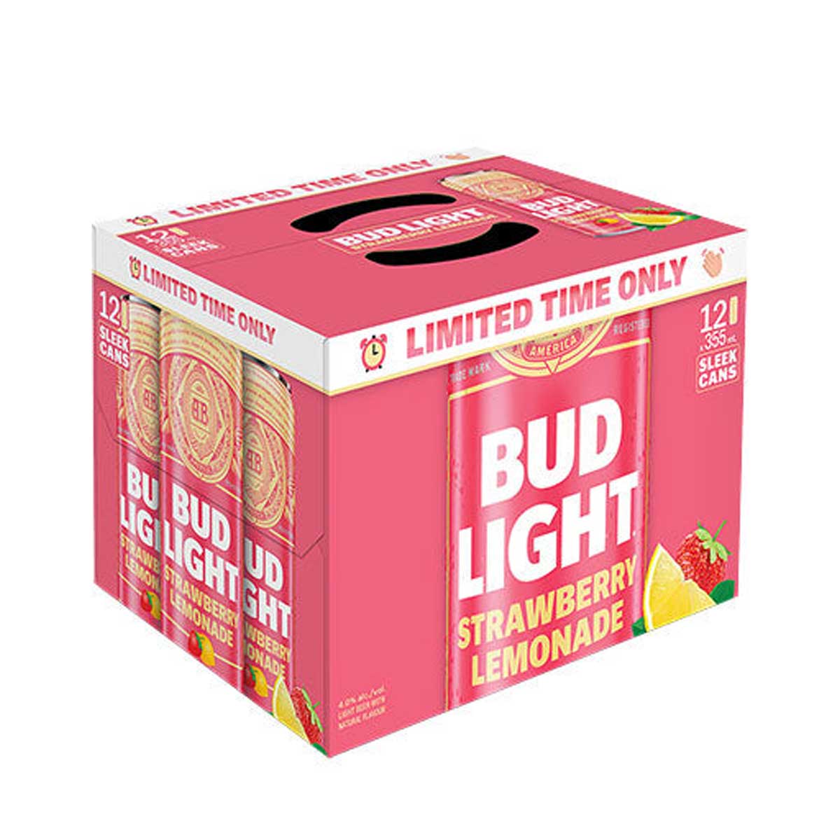 Bud Light Strawberry Lemonade 12 Pack Cans