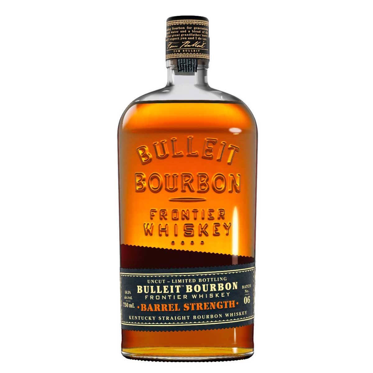 Bulleit Barrel Strength Kentucky Straight Bourbon Whiskey 750ml