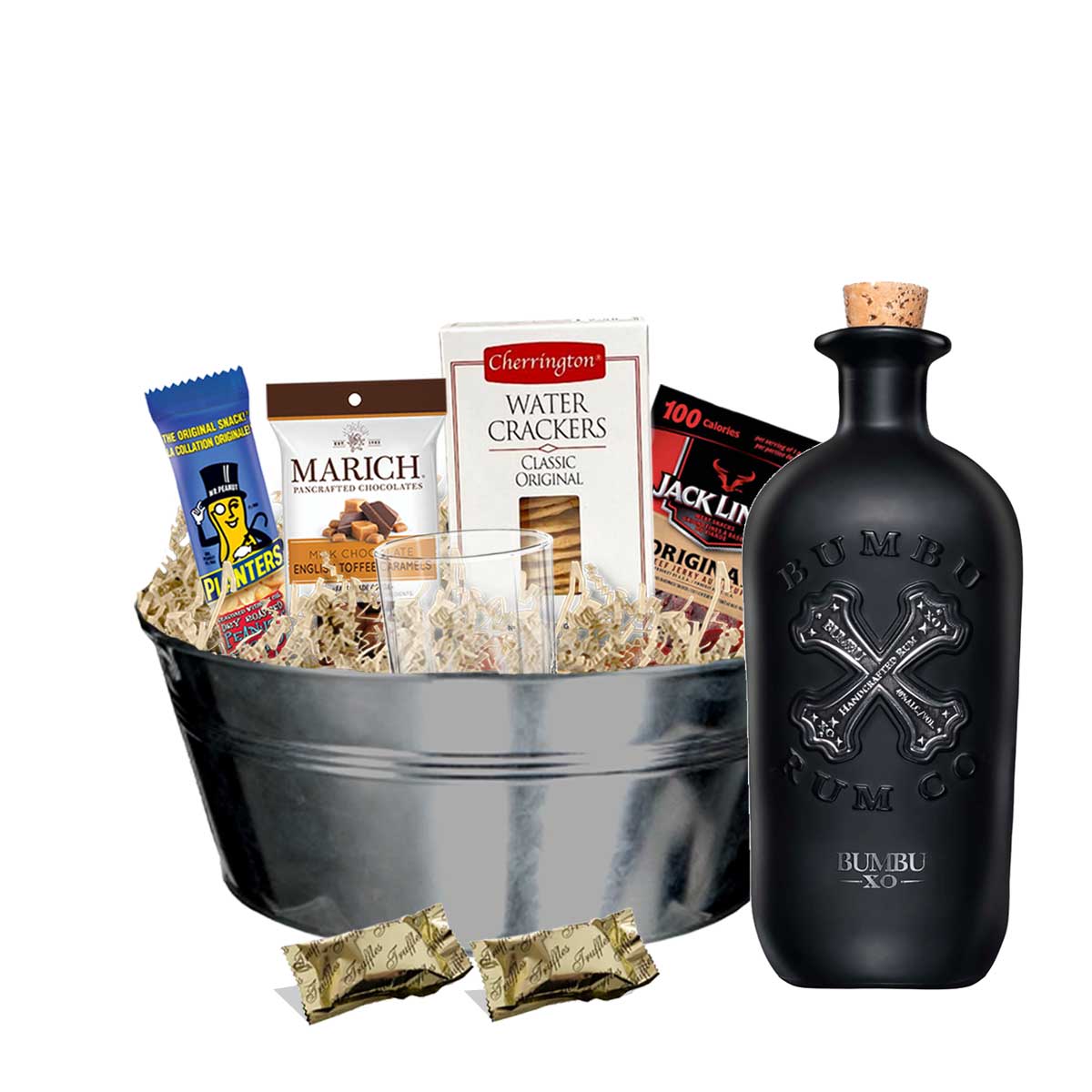 Bumbu XO Rum 750ml Gift Basket