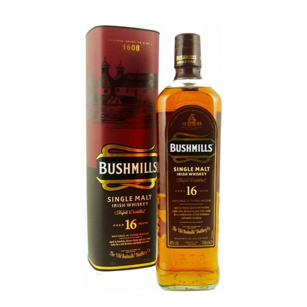 Bushmills 16 Year Old Irish Whiskey 750ml