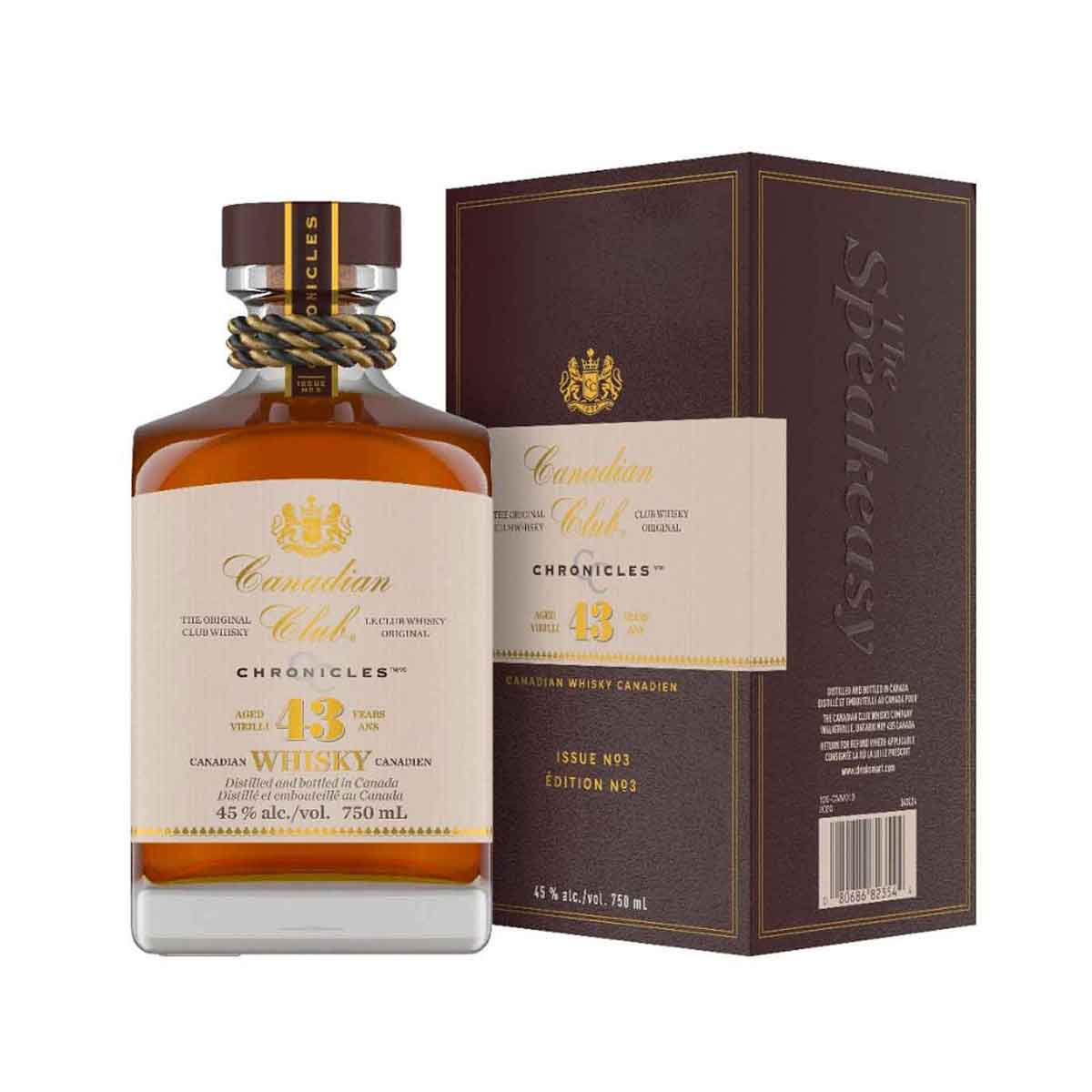 Canadian Club Chronicles 43 Year Old Whisky 750ml