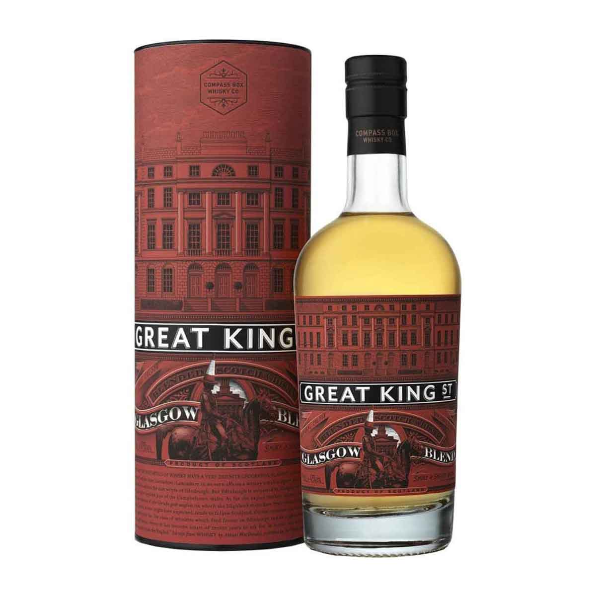 Compass Box Great King St Glasgow Blended Scotch Whiskey 750ml