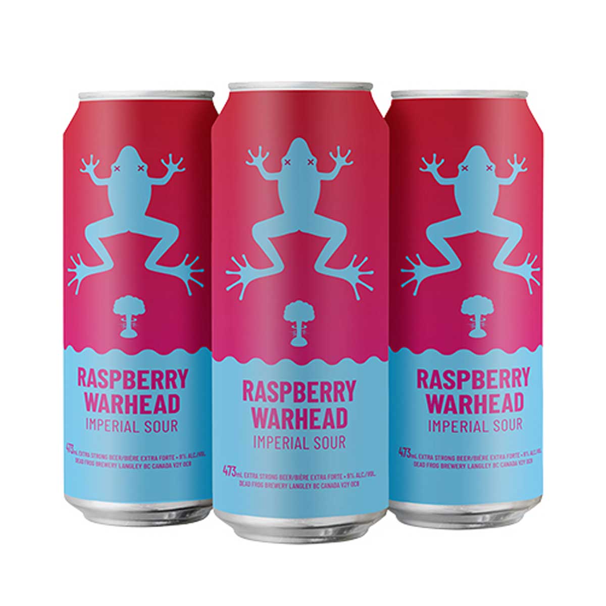 Dead Frog Raspberry Warhead Imperial Sour 4 Pack Cans