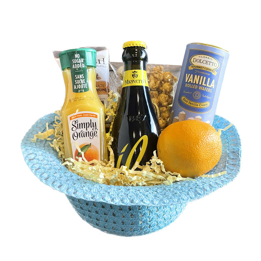Champagne and Mimosa Gift Basket - La Marca by