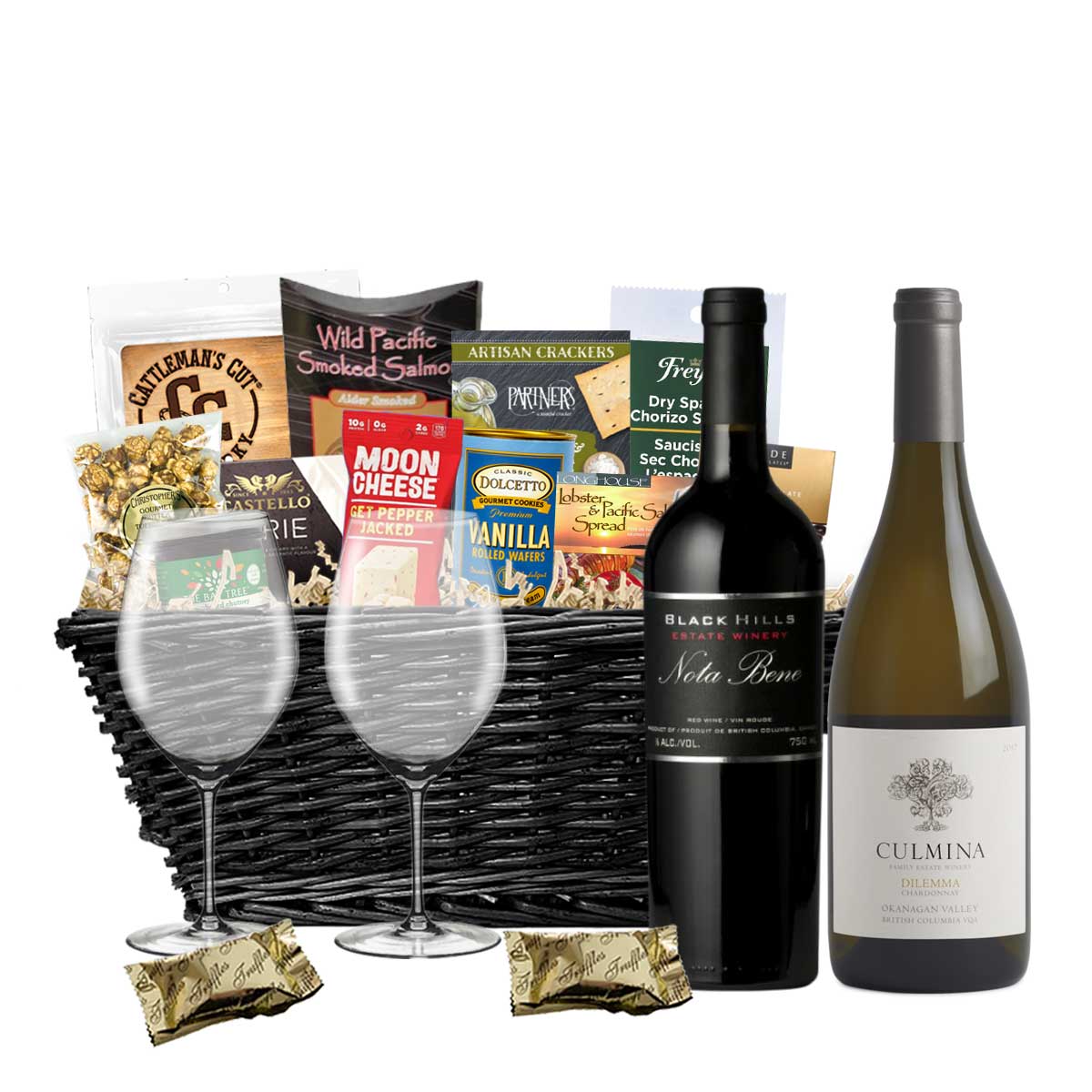 Black Hills Nota Bene & Culmina Dilemma 750ml x 2 Gift Basket