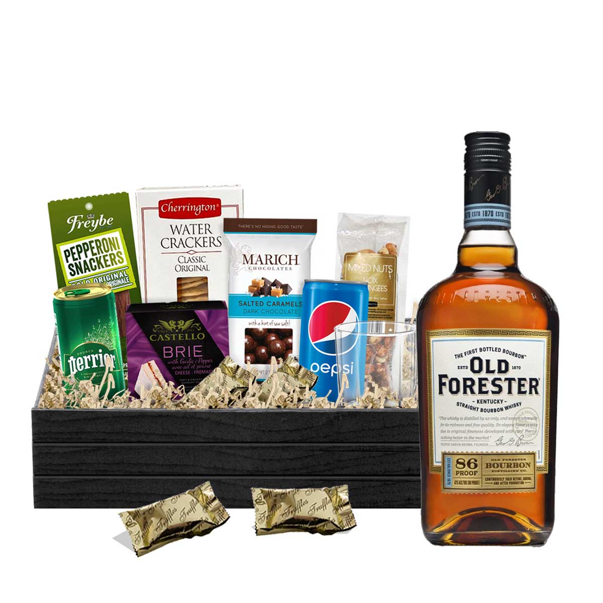 Woodford Old Fashioned Bourbon Kit -Pompei Gift Baskets