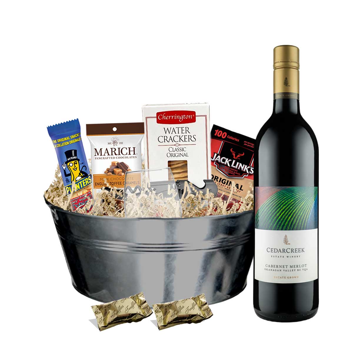 Cedar Creek Estate Winery Cabernet Merlot 750ml Gift Basket