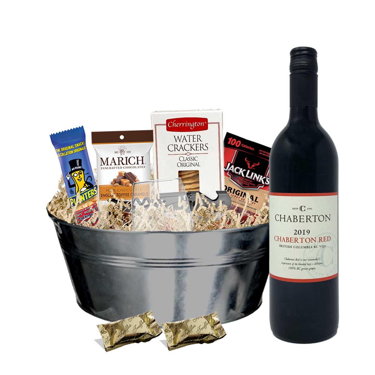 Chaberton Red Blend 750ml Gift Basket