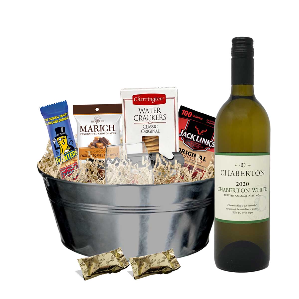 Chaberton Estate Winery White Blend 750ml Gift Basket