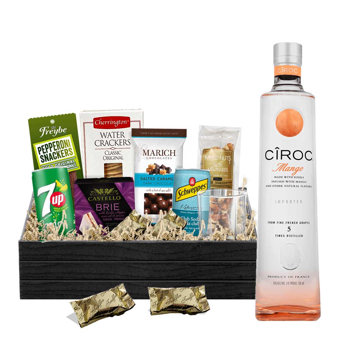 Ciroc Mango Vodka 750ml Gift Basket