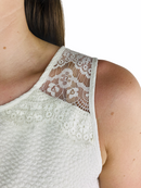 Kensie White Lace Detail Dress (Medium)