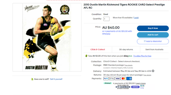 Dustin Martin Rookie Card