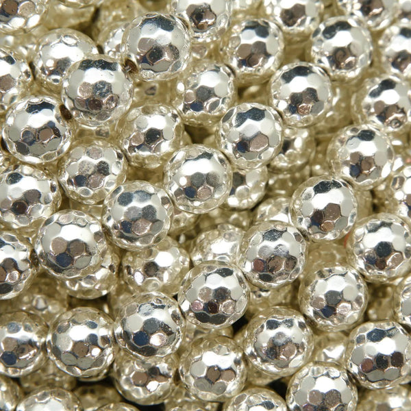 Silver Hematite Beads Grade AAA Round Gemstone Loose Beads  2/3/4/6/7-8/9-10/12MM – Tacos Y Mas