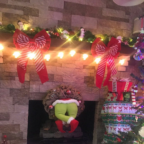 Christmas thief Stole - Christmas Burlap Wreath — EshopFx Store