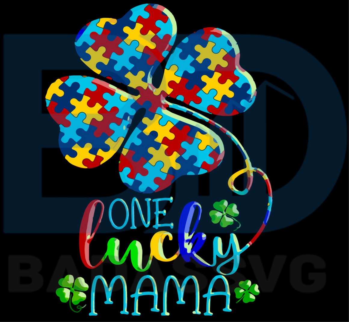 Free Free One Lucky Mama Autism Svg 224 SVG PNG EPS DXF File