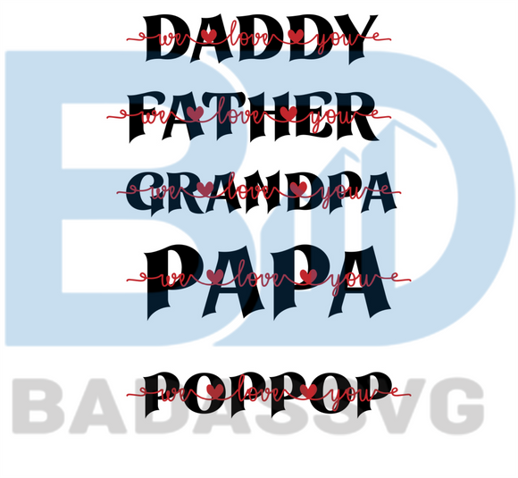 Free Free 136 I Love You Daddy Svg SVG PNG EPS DXF File