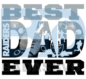 Download Las Vegas Raiders Best Dad Ever Svg Fathers Day Svg Father Svg Fath Badassvg