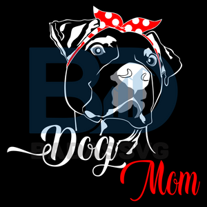 Download Pittie Mom American Pitbull Shirt Dog Svg Mothers Day Svg Pitbull Sv Badassvg