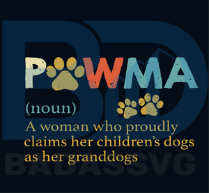 Vintage Pawma Definition Svg Mothers Day Svg Mama Svg Pawma Svg Pa Badassvg