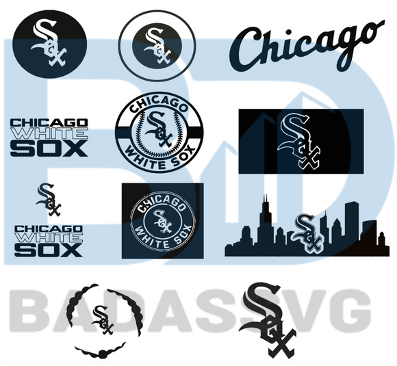 Download Chicago White Sox Logo Bundle File Svg Sport Svg Sport Logo Svg Bas Badassvg