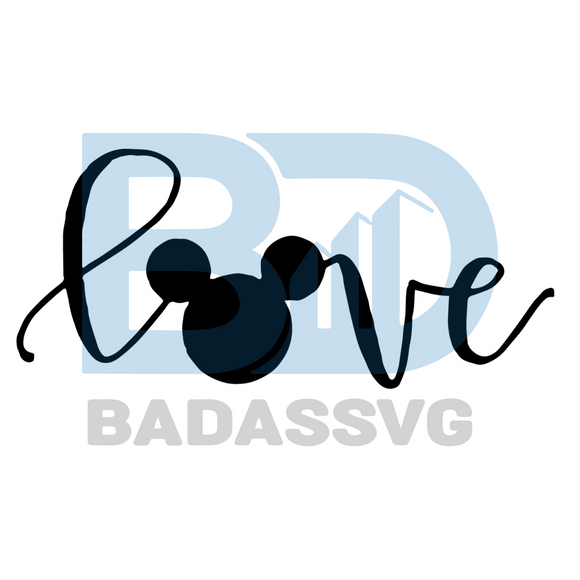 Download Mickey Mouse Love Svg Trending Svg Love Svg Mickey Svg Mickey Mous Badassvg