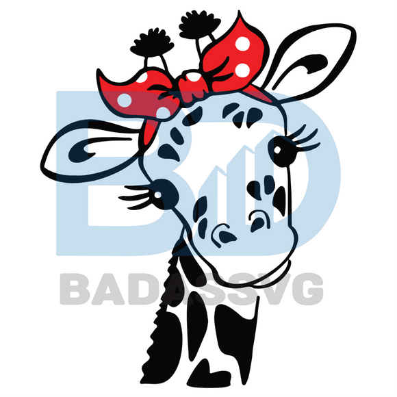 Download Giraffe With Red Bow Svg Trending Svg Bandana Giraffe Svg Giraffe S Badassvg