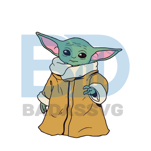 Download Star Wars Baby Yoda The Child Cartoon Poses Svg Trending Svg Trendin Badassvg