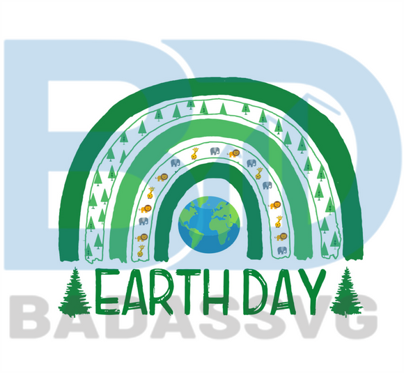 Download Rainbow Earth Day Svg Trending Svg Earth Svg The Earth Day Svg Ear Badassvg