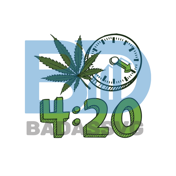 Download 420 Weed Time Svg Trending Svg Cannabis Svg Cannabis Gift Svg Cann Badassvg