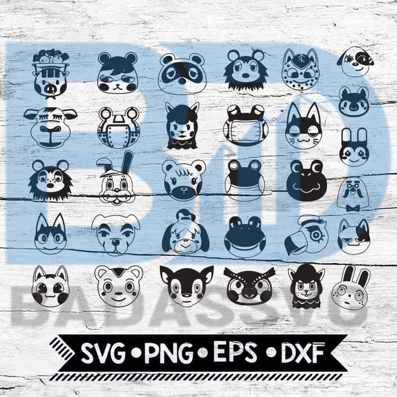 Download Animal Crossing Svg, Animal Crossing Clipart, Characters ...