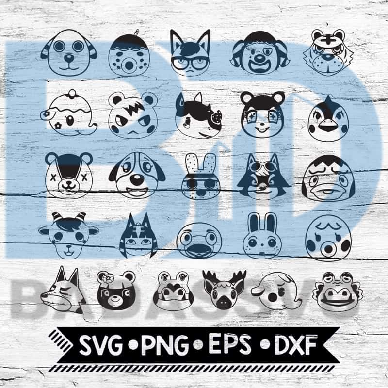 Download Animal Svg, Animal Crossing Svg, Animal Crossing Clipart, Characters s - badassvg