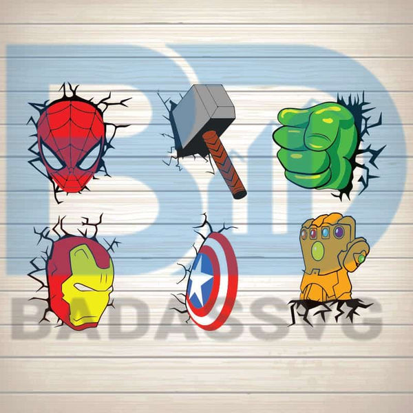 Download Avengers Svg Bundle Svg Cut Files Thor Png Dxf Eps Download Files Badassvg
