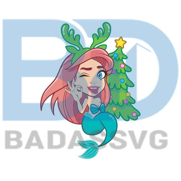 Free Free 127 Ariel Mermaid Svg SVG PNG EPS DXF File