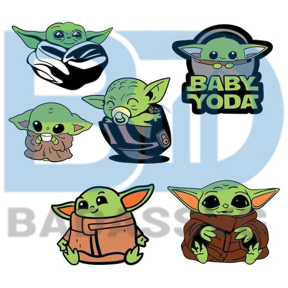 Free Svg Files Free Baby Yoda Svg Bundle